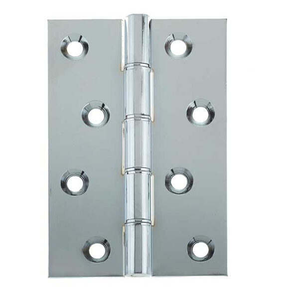 Double Phosphor Bronze Washered Hinge Polished Chrome
