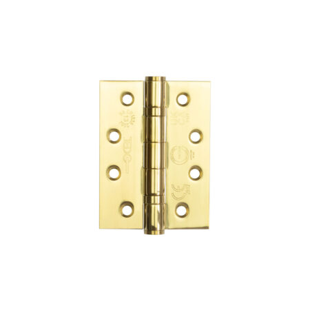Certifire Stainless Steel Grade 13 Ball Bearing Hinges 102x76x3mm Electro Brassed