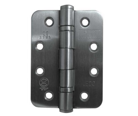 Certifire Stainless Steel Grade 13 Radiused Ball Bearing Hinges 102x76x3mm Satin Stainless Steel