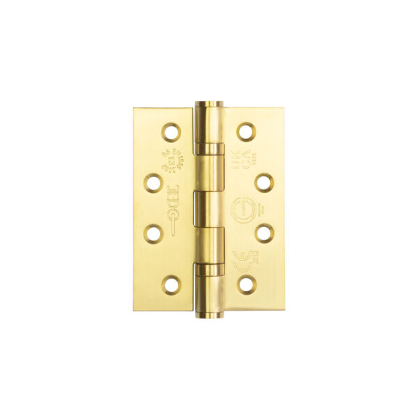 Certifire Stainless Steel Grade 13 Ball Bearing Hinges 102x76x3mm Satin Brass