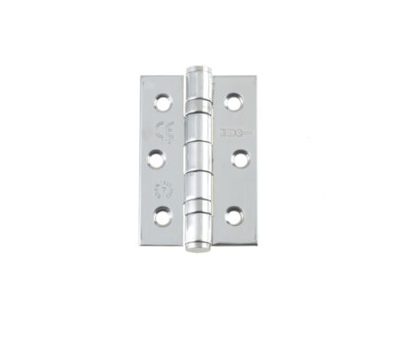 Jedo Stainless Steel Grade 7 Ball Bearing Hinges 76x50mm Polished Stainless Steel