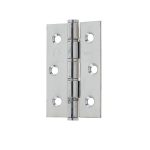 Jedo Stainless Steel Grade 7 Washered Hinges 76x50mm Polished Stainless Steel