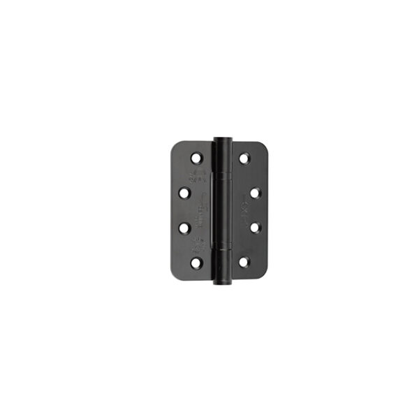 Frelan Certifire Stainless Steel Grade 13 Radiused Polymer Bearing Hinges 3 Knuckle (PCK 3) 102x76x3mm Blac - Black