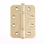 Certifire Stainless Steel Grade 13 Radiused Polymer Bearing Hinges 3 Knuckle (PCK 3) 102x76x3mm Sati