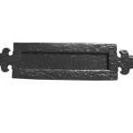 Antique Fleur De Lys Letterplates 236x84mm Black