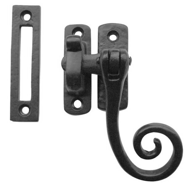 Antique Range Casement Fasteners 85mm Black