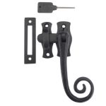 Antique Range Locking Fasteners 100mm Black