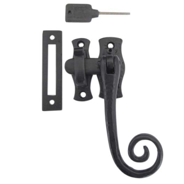 Antique Range Locking Fasteners 100mm Black