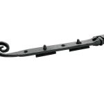 Antique Range Curly Tail Casement Stays 300mm Black