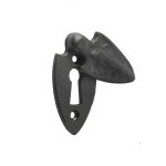 Antique Covered Escutcheon 50mm Black