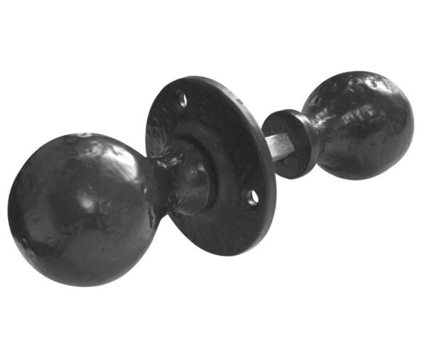 Frelan Antique Ball Rim Knobs 46mm dia Black