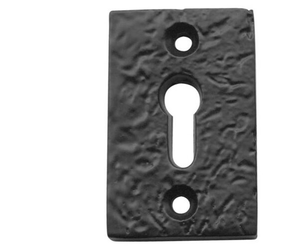 Frelan Antique Rectangular Escutcheons 50x32mm Black