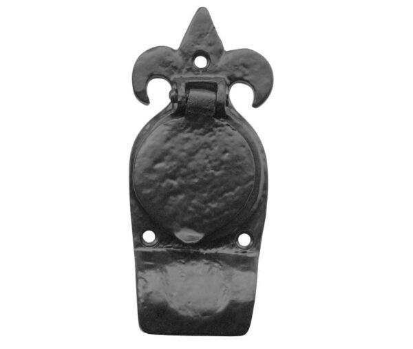 Frelan Antique Fleur De Lys Cylinder Pull 123mm Black