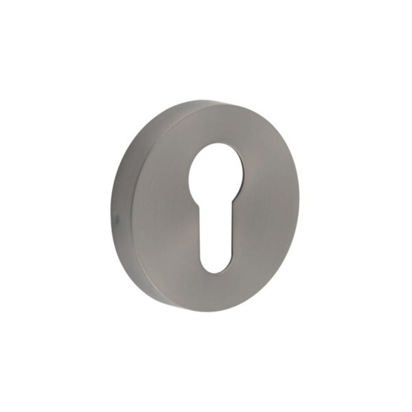 Euro Profile Escutcheon PVD 52x8mm Gun Metal