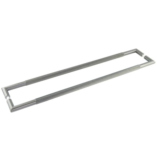 Three One Six Diamond Pull Handles 800x25mm Back to Back Gun Metal