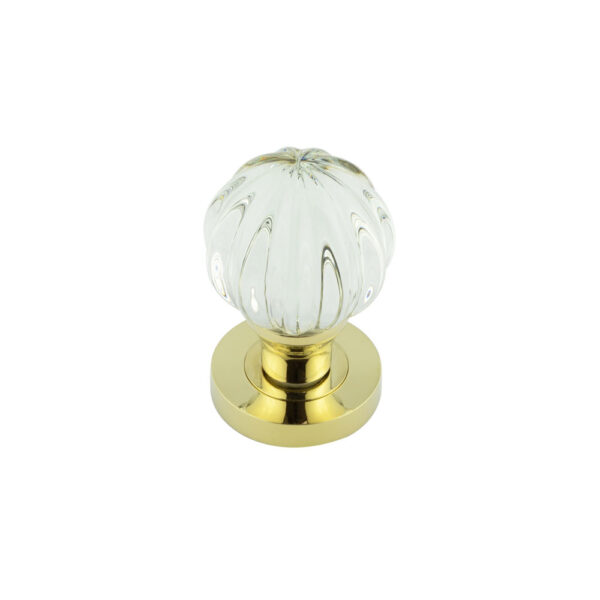 Frelan PVD Glass Pumpkin Mortice Knob