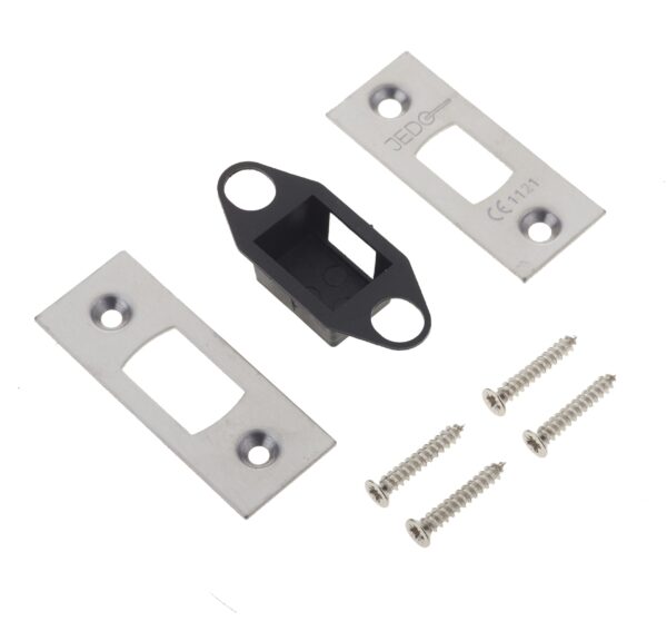 Frelan Accessory Packs for Heavy Duty Tubular Deadbolts Polished Stainless Steel - (Jedo)