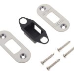 Radiused Accessory Packs for Heavy Duty Tubular Deadbolts Polished Stainless Steel - (Jedo)