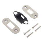 Radiused Accessory Packs for Heavy Duty Tubular Deadbolts Satin Stainless Steel - (Jedo)