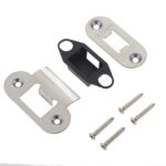 Radiused Accessory Packs for Heavy Duty Tubular Latches Polished Stainless Steel - (Jedo)