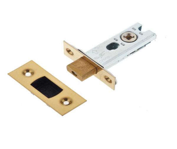 Frelan Jedo Heavy Duty Tubular Deadbolts 64mm Brass Finish
