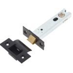 Jedo Heavy Duty Tubular Latches - 45 Degree Short Travel 102mm Black