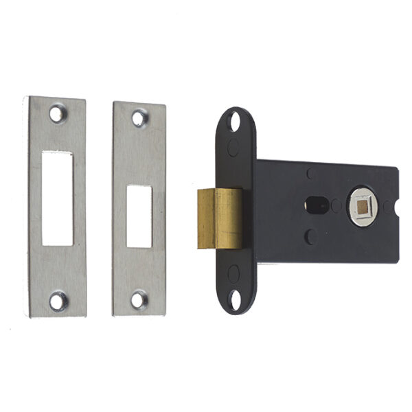 Jedo Box Deadbolts 76mm with 5mm Spindle Satin Stainless Steel