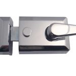 Jedo Standard Stile Night Latches 90mm Polished Chrome