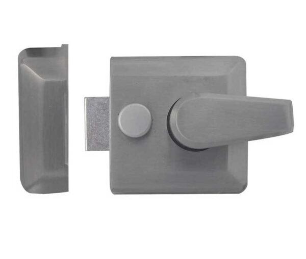 Frelan Narrow Stile Night Latches 66mm Satin Chrome