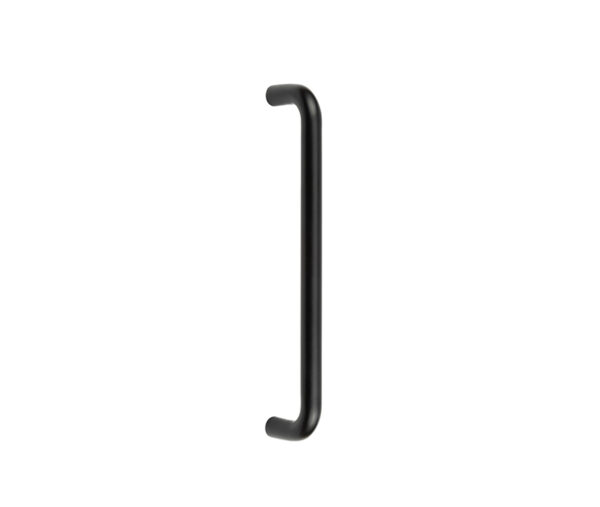 Frelan Nero D Shape Pull Handle Bolt Through Fixing 300 x 19mm Black