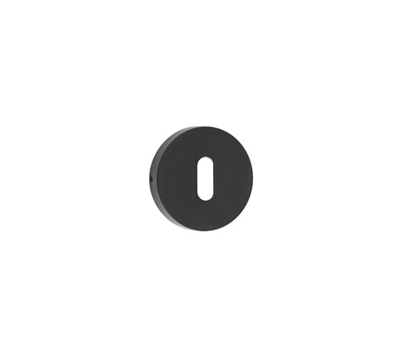 Frelan Nero Matt Black Standard Escutcheon 52mm 304g Black