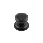 Stainless Steel Centre Door Knobs Matt Black