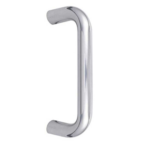 Stainless Steel 22mm D Shape Pull handles Grade 304 225x22mm Polished Stainless Steel