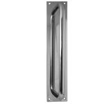 Stainless Steel Pull Handles w/ Plate 300x19mm Polished Stainless Steel