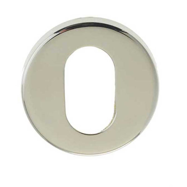 Stainless Steel Oval Profile Escutcheons Grade 304 52x8mm Polished Stainless Steel