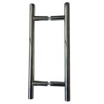 Stainless Steel 19mm Guardsman Pull Handles B2B Fixing 1000x19x900mm Polished Stainless Steel