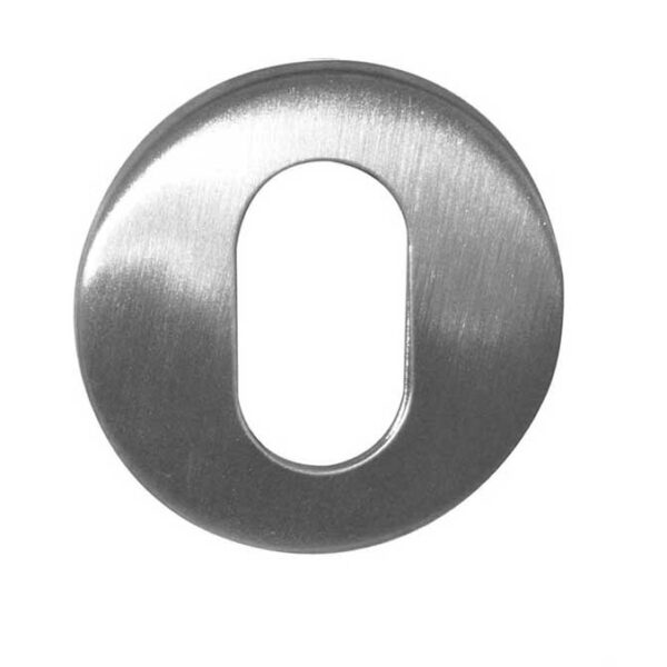 Stainless Steel Oval Profile Escutcheons Grade 304 52x5mm Satin Stainless Steel