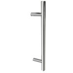 Stainless Steel 19mm Guardsman Pull Handles B/T Fixing 400x19x300mm Satin Stainless Steel