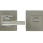 JSS356 Satin Stainless Steel Square Easy Turn & Release