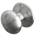 Stainless Steel Centre Door Knobs 70mm Diameter Satin Stainless Steel