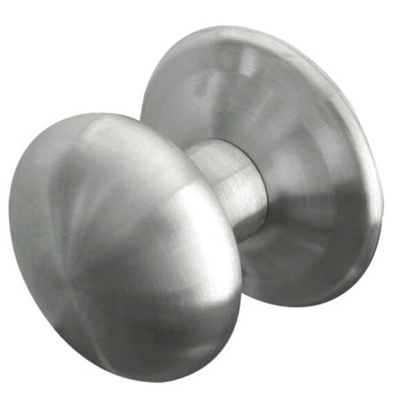 Stainless Steel Centre Door Knobs 70mm Diameter Satin Stainless Steel