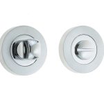 Jedo Dual Turns & Releases 50mm Round Rose no Indicator Polished Chrome / Satin Chrome