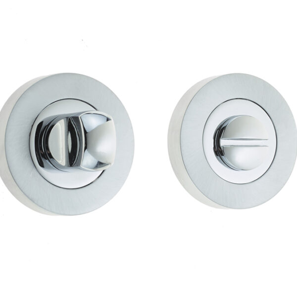 Jedo Dual Turns & Releases 50mm Round Rose no Indicator Polished Chrome / Satin Chrome