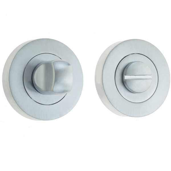 Jedo Designer Turns & Releases 50mm Round Rose no Indicator 50x10mm Satin Chrome