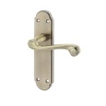 Marlow Suite Door Handle on Latchplate Antique Bronze