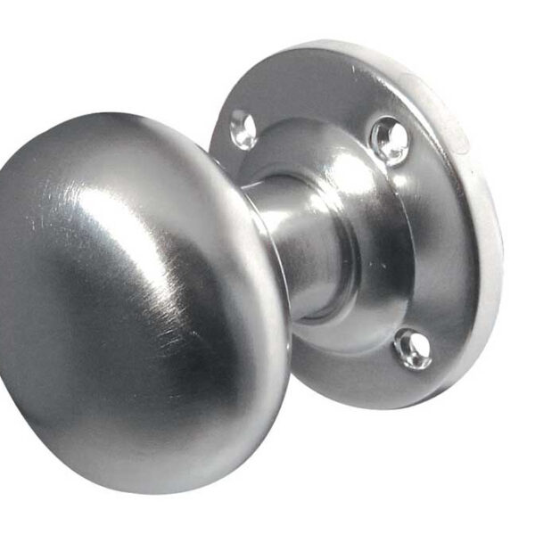 Jedo Kontrax Mushroom Mortice Door Knobs Satin Chrome