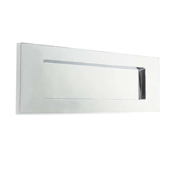 Jedo Plain Letterplates 355x115mm Polished Chrome