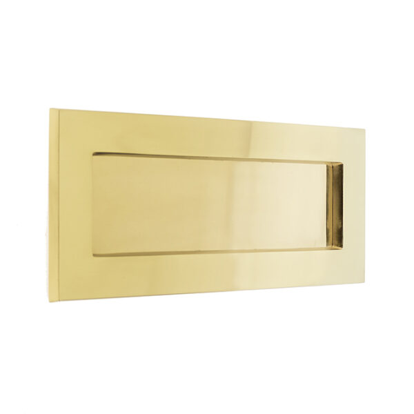 Jedo Plain Letterplates 250x76mm Polished Brass