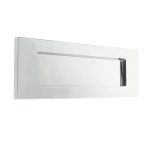 Jedo Plain Letterplates 250x76mm Polished Chrome