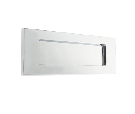 Frelan Jedo Plain Letterplates 250x76mm Polished Chrome